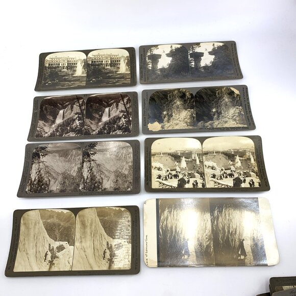 Antique Stereoview Cards Landmarks Landscapes Lot of 22 - Picture 3 of 4